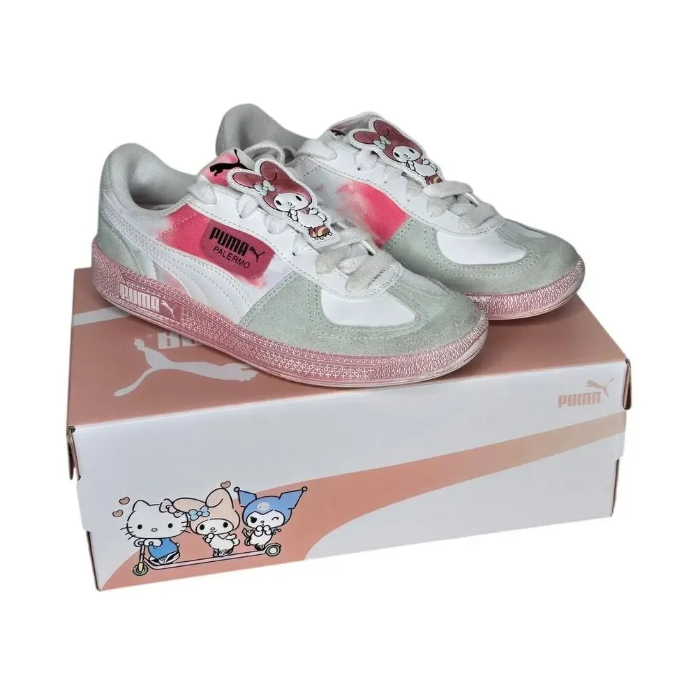 Puma Palermo Hello Kitty My Melody Sanrio Sneakers Womens 4 Pink 403226-01